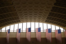 American flags at Union Station, Washington, D.C. - Photo #1873