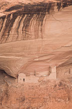 The newest structure in the Mummy Cave Ruin complex. Canyon de Chelly NM, Arizona. - Photo #18473