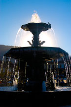 Fountain in the Plaza de Armas, Cusco, Peru. - Photo #9274