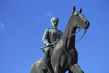 Monument to Field Marshal C.G.E. Mannerheim (1867-1951) by Aimo Tukianen. Helsinki, Finland. - Photo #377