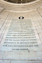 We hold these truths to be self evident. Jefferson Memorial, Washington, D.C., USA. - Photo #11477
