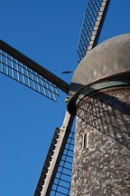 Close-up of the Dutch Windmill. Golden Gate Park, San Francisco, California, USA. - Photo #2680