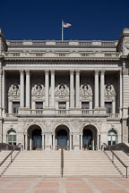 Entrance to the Thomas Jefferson Building. Library of Congress, Washington, D.C. - Photo #29181