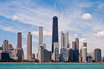 Chicago shoreline. Chicago, Illinois, USA. - Photo #10782
