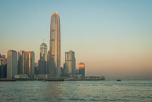Early morning and the Hong Kong skyline. - Photo #14682