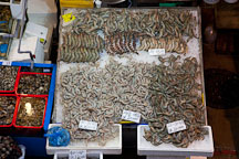 Shrimp (saeu) and shellfish. Noryangjin Fish Market, Seoul. - Photo #21183