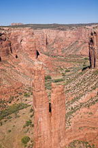 Spider Rock in the afternoon. Canyon de Chelly NM, Arizona.. - Photo #18286