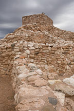 Tuzigoot is an ancient pueblo on a desert hilltop. Tuzigoot National Monument, Arizona, USA. - Photo #17686