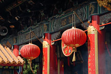 Red lanterns at Wong Tai Sin Temple. - Photo #15687