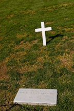 Robert Kennedy gravesite and cross. Arlington National Cemetery. Arlington, Virginia, USA. - Photo #11087