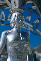 Statue of Anna May Wong. Hollywood, Los Angeles, California, USA. - Photo #587