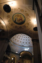 Ceiling of the basilica of the assumption. Baltimore, Maryland, USA. - Photo #3888