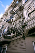 Fire escape. San Francisco, California. - Photo #888