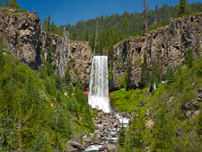 Tumalo Falls, Oregon. - Photo #27588