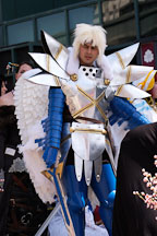 Man in anime costume. Cherry blossom festival grand parade. Japantown, San Francisco, California, USA. - Photo #3688