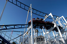 Roller coaster. Santa Cruz, California, USA. - Photo #3789