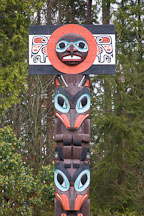 Chief Skedans Mortuary Pole. Stanley Park, Vancouver, Canada - Photo #19590