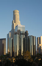 US Bank Tower and Westin Bonaventure. Los Angeles, California, USA. - Photo #7990