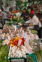 Vegetables for sale in market. Hong Kong, China. - Photo #15090