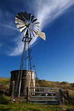 Windmill. Russian Ridge Open Space Preserve. California. - Photo #3394
