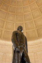 Looking up at the statue of Jefferson. Jefferson Memorial, Washington, D.C. - Photo #29096