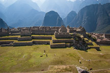 Principal Plaza of Machu Picchu. Peru. - Photo #10096