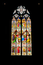 Colorful stained glass windows in the Cologne Cathedral. Cologne, Germany. - Photo #30699