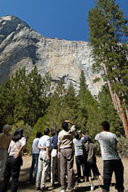 Japanese tourists admiring El Capitan. Yosemite National Park, California, USA. - Photo #4599