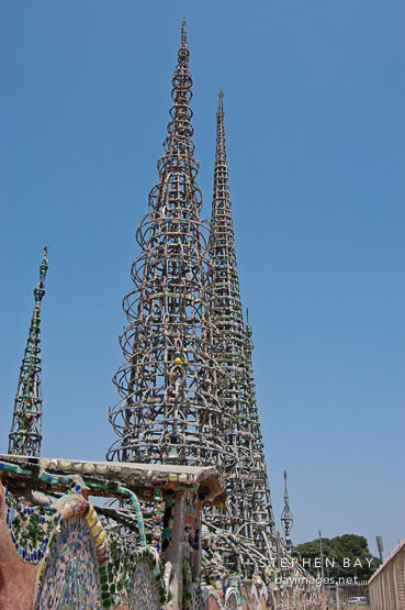 Photo: Watts Towers. Watts, Los Angeles, California, USA.