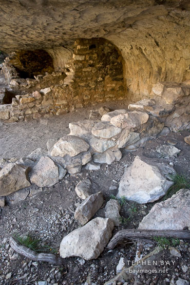 Pueblo dwellings. Walnut Canyon National Monument, Arizona.