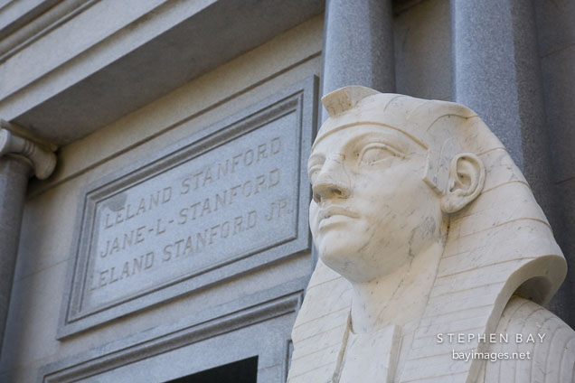Stanford Mausoleum holds the remains of Leland Stanford, Jr. and his parents (Leland and Jane Stanford). Stanford University, California.