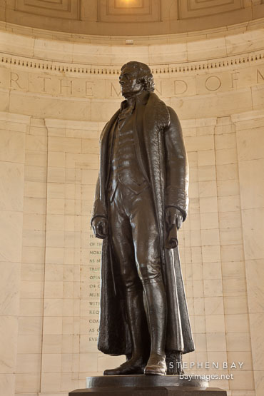 Statue of Thomas Jefferson. Jefferson Memorial, Washington, D.C.
