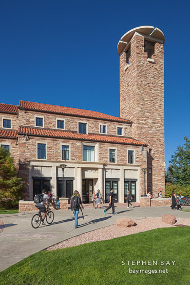 Eaton Humanities building at University of Colorado Boulder.