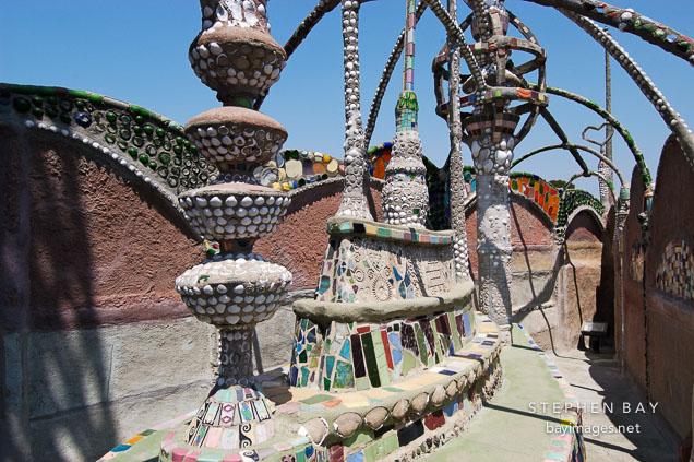 The prow. Watts Towers. Watts, Los Angeles, California, USA.
