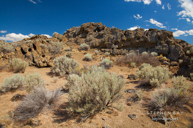 Petroglyph point trail. Lava Beds NM, California.