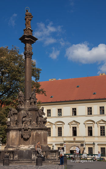 Plague Column with the Virgin Mary. Prague, Czech Republic.