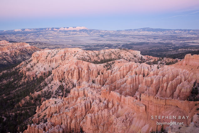 Early evening at Bryce Point. Bryce Canyon NP, Utah.