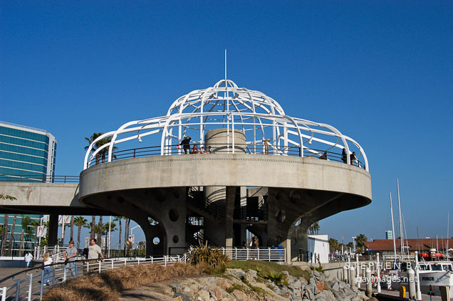 Spiral ramp. Long Beach, California, USA.