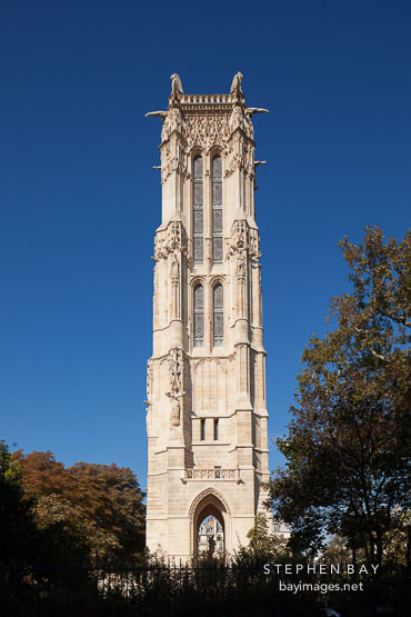 Saint Jacques tower. Paris, France.