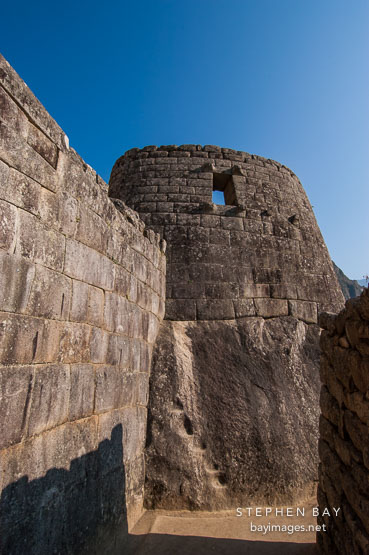 Temple of the Sun. Machu Picchu, Peru.