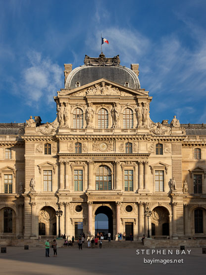 The Pavillon Sully at the Louvre. Paris, France.