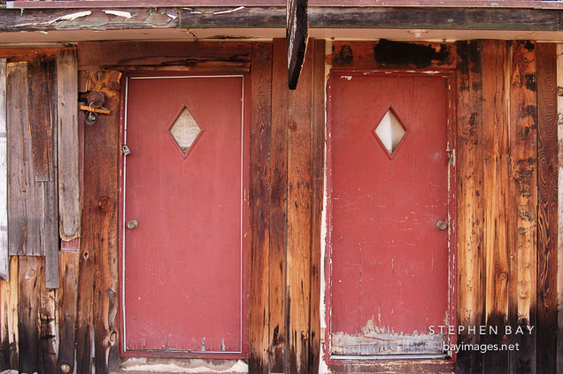 Motel doors. Tortilla Flat, Arizona, USA.