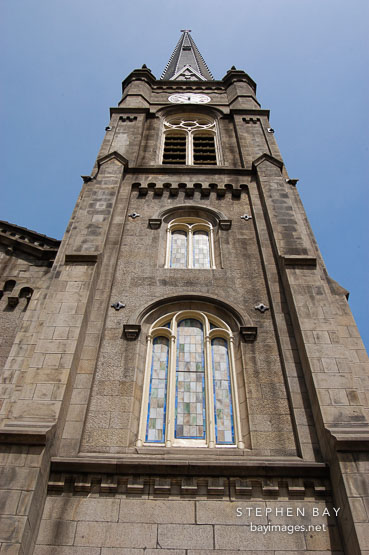 Old stone church. Cleveland, Ohio, USA.