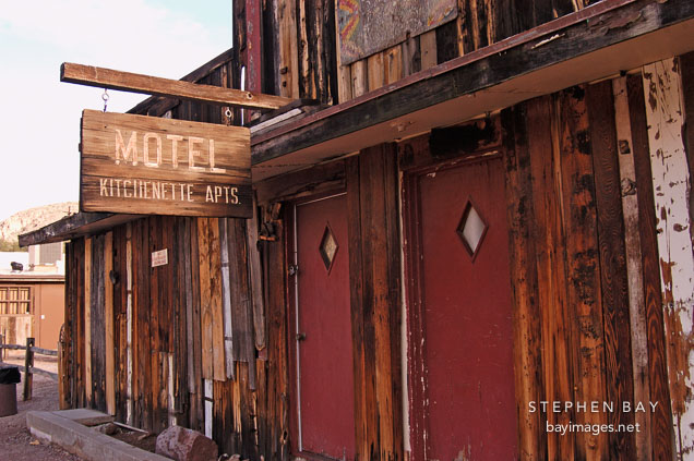 Abandoned Motel. Tortilla Flat, Arizona, USA.
