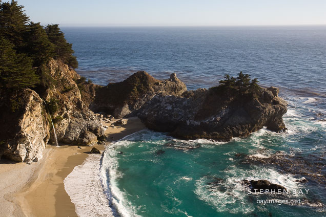 McWay Cove in Julia Pfeiffer Burns State Park. Big Sur, California, USA.