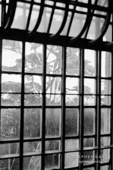 Window. Alcatraz, San Francisco, California.
