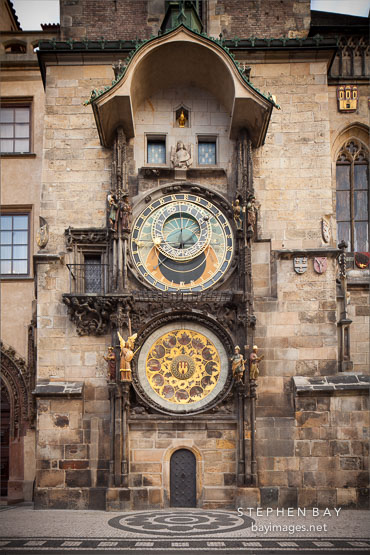 Astronomical clock in old town square. Prague, Czech Republic.