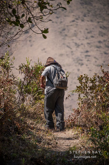Narcisso, Inca trail guide. Inca trail, Peru.