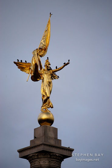 Monument to the first division of the army, Winged Victory. Washington, D.C., USA.