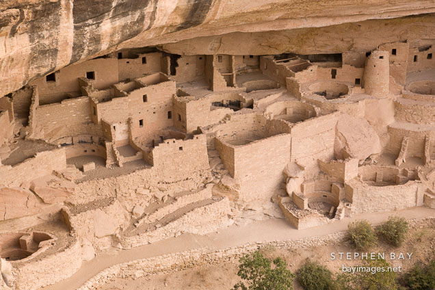 Cliff Palace, an Acestral Puebloan ruin. Mesa Verde NP, Colorado.